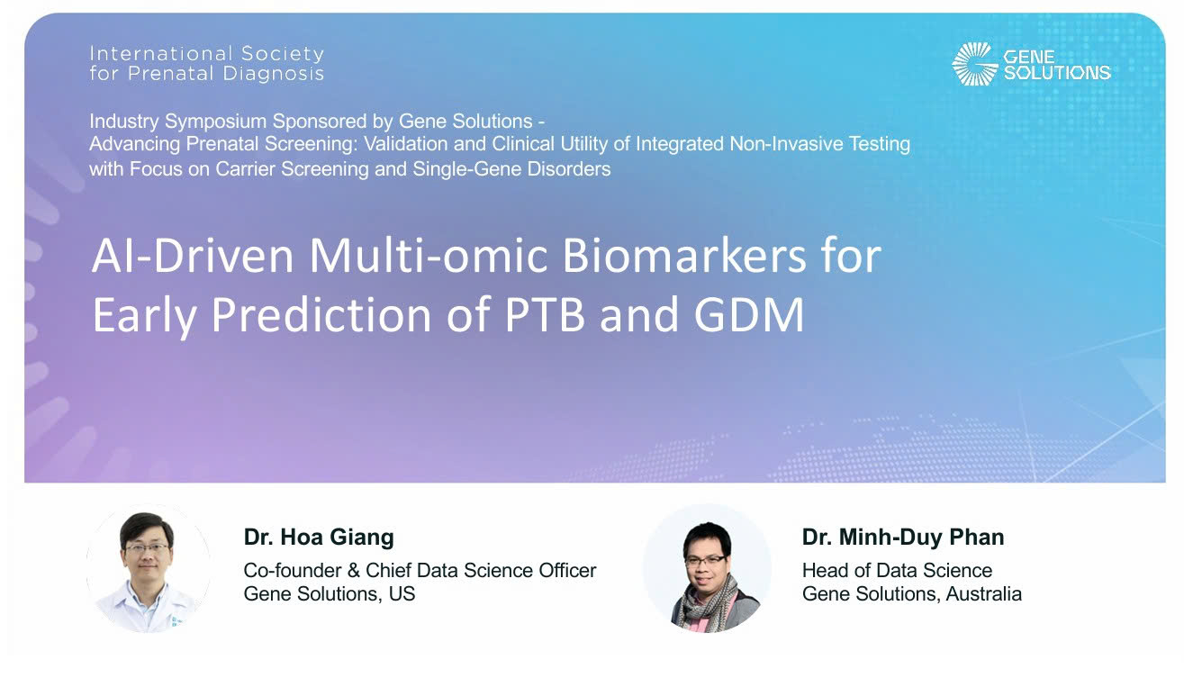 Gene Solutions giới thiệu nhiều nghiên cứu nổi bật về y học hệ gen tại Hội nghị ISPD 2026 6 Gene Solutions giới thiệu nhiều nghiên cứu nổi bật về y học hệ gen tại Hội nghị ISPD 2026 5